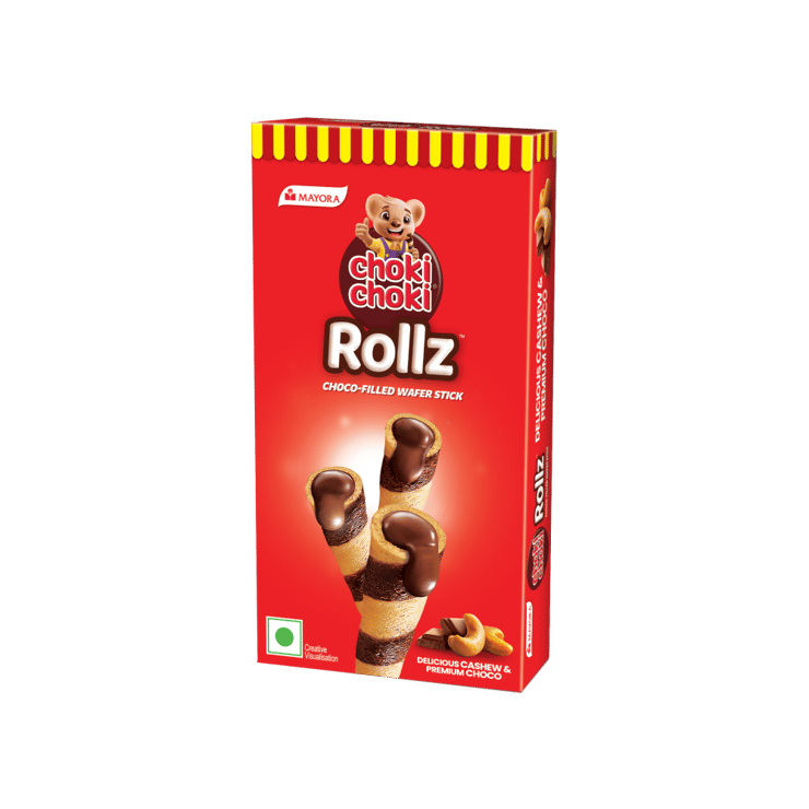 Choki Choki Choco Filled Wafer Roll – 45 g