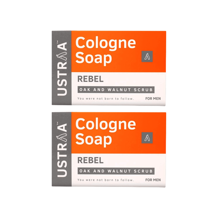 Ustraa Rebel Cologne Soap – Pack of 2 – 2 x 125 g