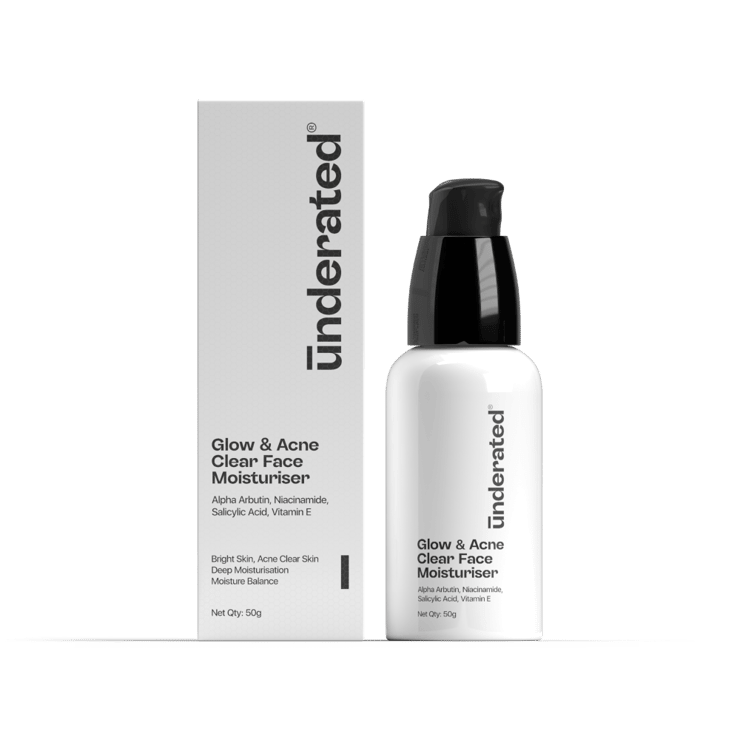 Underated Glow & Acne Clear Face Moisturizer – 50 g