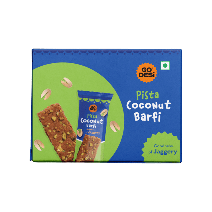 Pista Coconut Barfi by GO DESi – 96 g