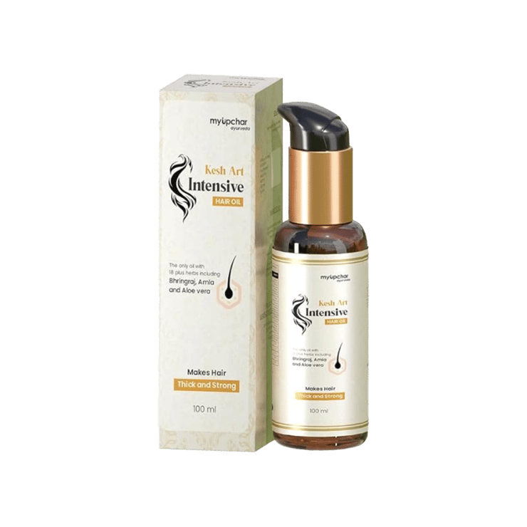 Myupchar Ayurveda Kesh Art Bhringraj Hair Oil with Amla & Hibiscus – 100 ml