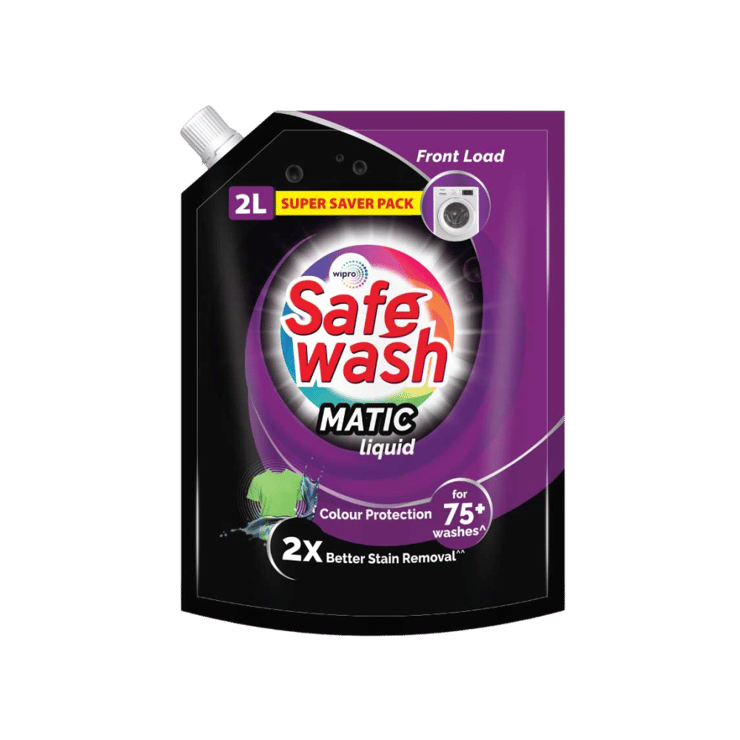 Wipro Safewash Front Load Liquid Detergent – 2 ltr