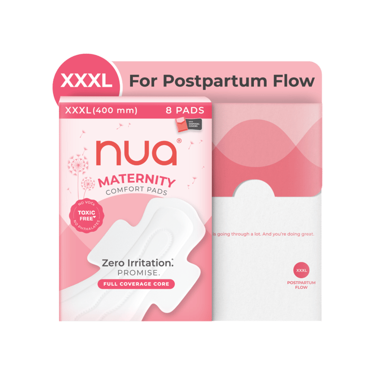Nua Ultra Absorbent Maternity Pads – 8 pieces