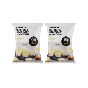 4700BC French Butter & Pink Salt Gourmet Popcorn - Pack of 2 - 2 x 45 g