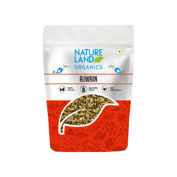 Natureland Carom Organic Ajwain Seeds – 100 g
