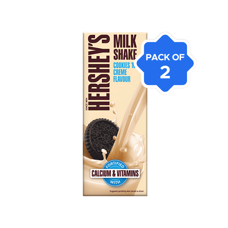 Hershey’s Cookies ‘n’ Creme Flavour Milkshake – Pack of 2