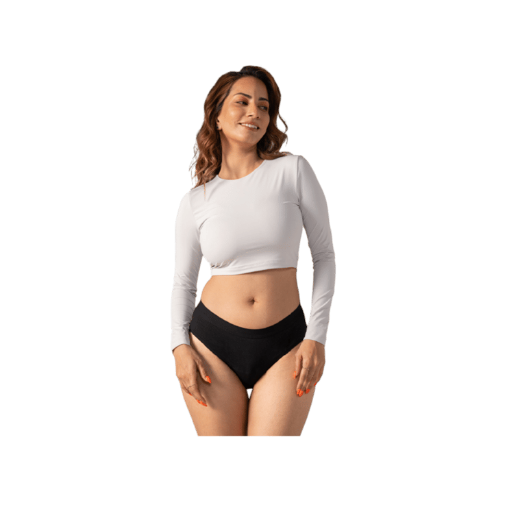 Mahina Cotton Heavy Flow Reusable Period Panty (Black) – 1 piece