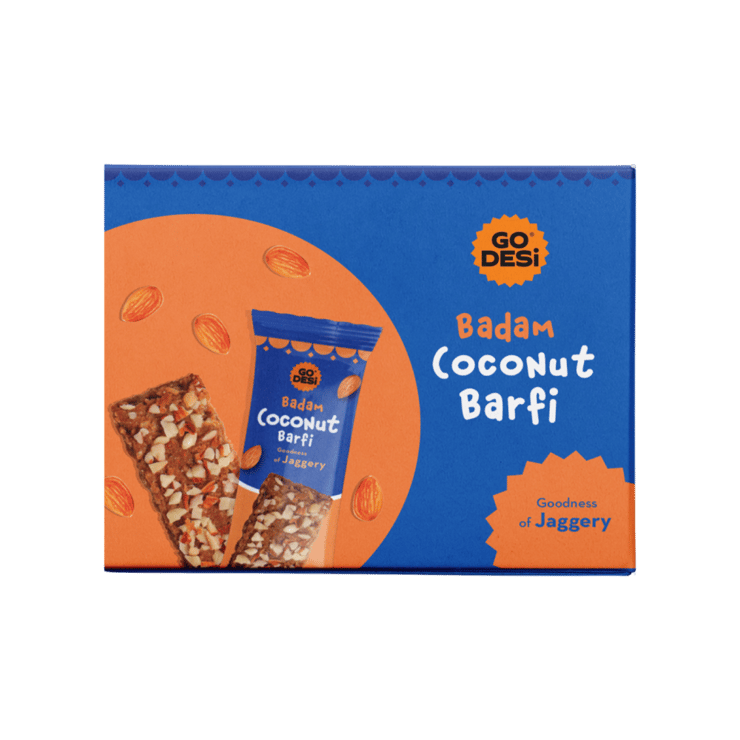 Badam Coconut Barfi by GO DESi – 96 g