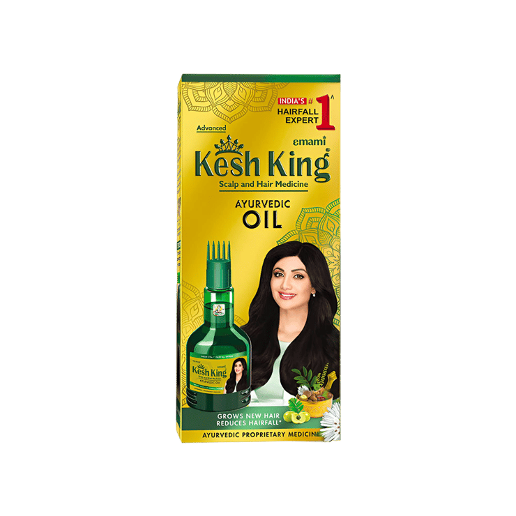 Kesh King Gold Ayurvedic Hair Oil for Hairfall – 300 ml