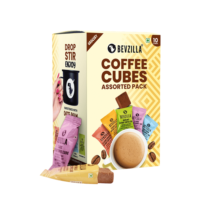 Bevzilla Instant Coffee Cubes – Assorted Flavours – 10 x 10 g