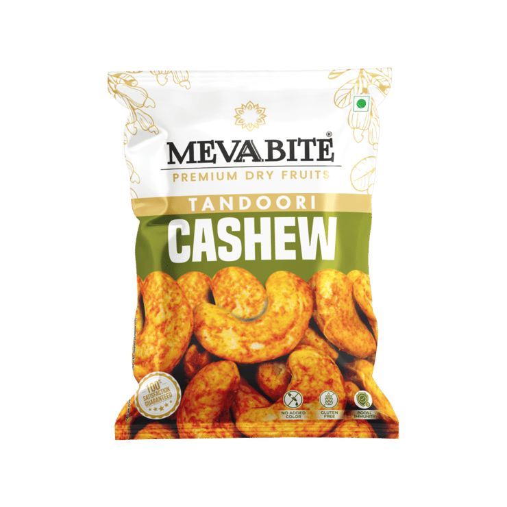 MevaBite Tandoori Flavoured Cashew – 43 g