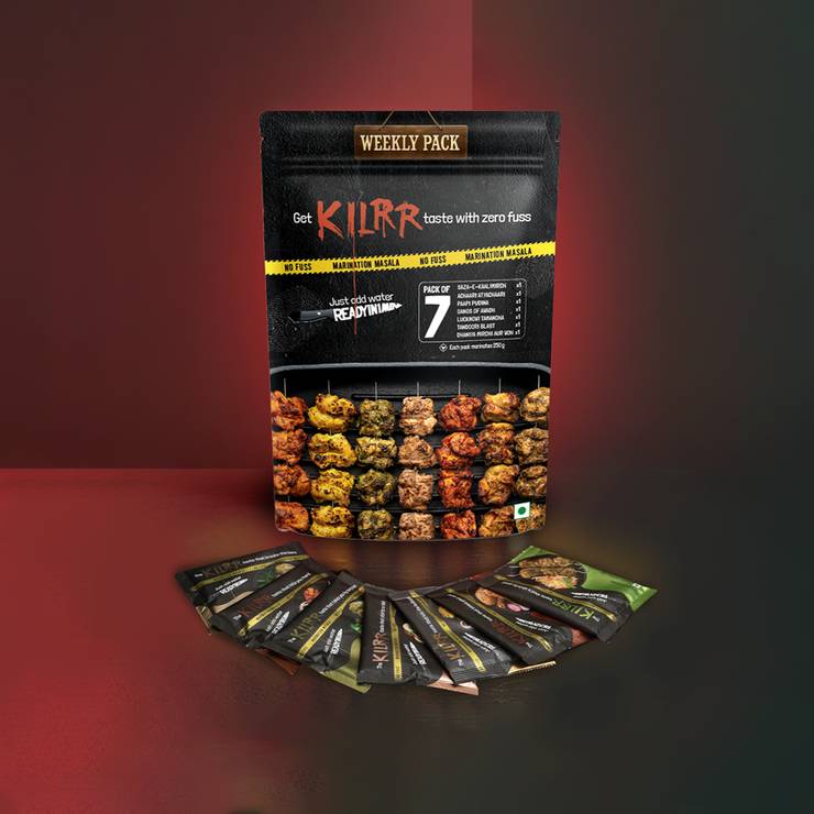 KILRR Chicken Marination Masala – Weekly Pack – 154 g