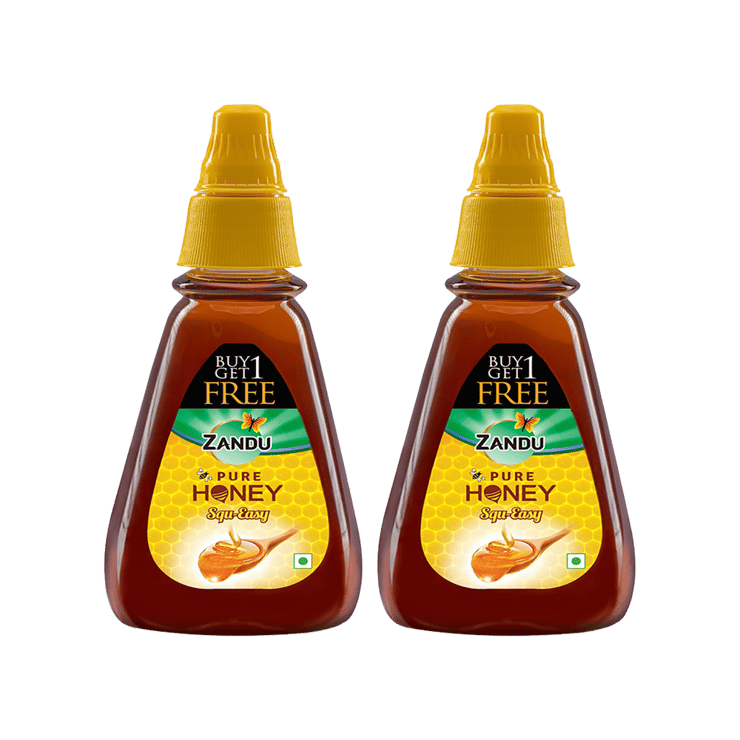 Zandu Pure Honey – Buy 1 Get 1 Free – 400 g + 400 g