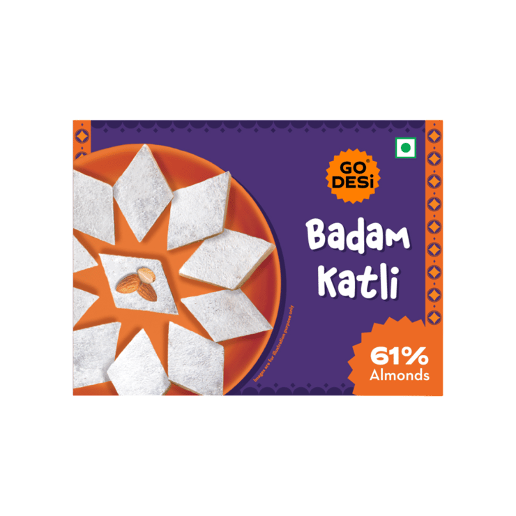 Badam Katli Box by GO DESi – 180 g