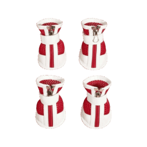 Nootie Dog Shoes - Size 6 (Red, White) - 1 set