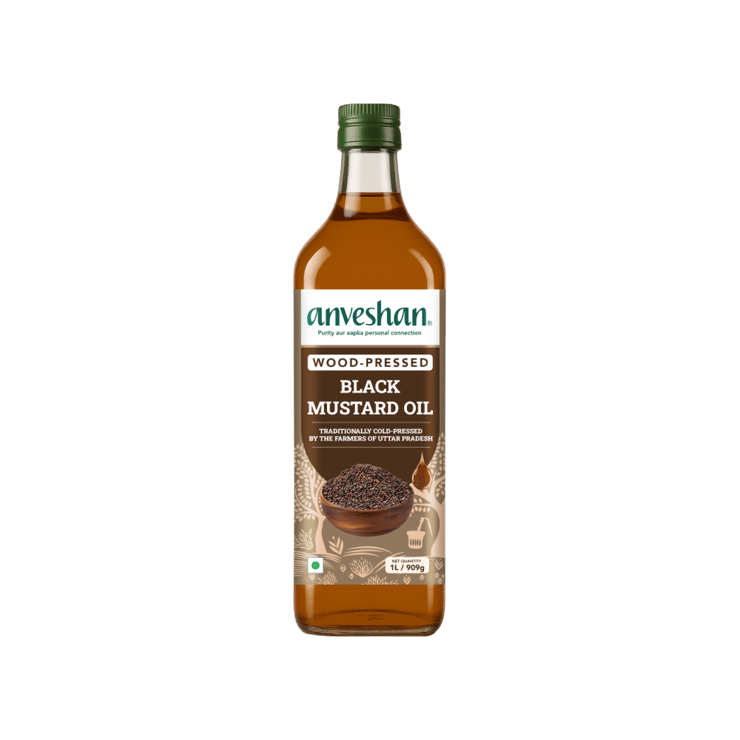 Anveshan Wood Cold Pressed Mustard Oil – 1 ltr