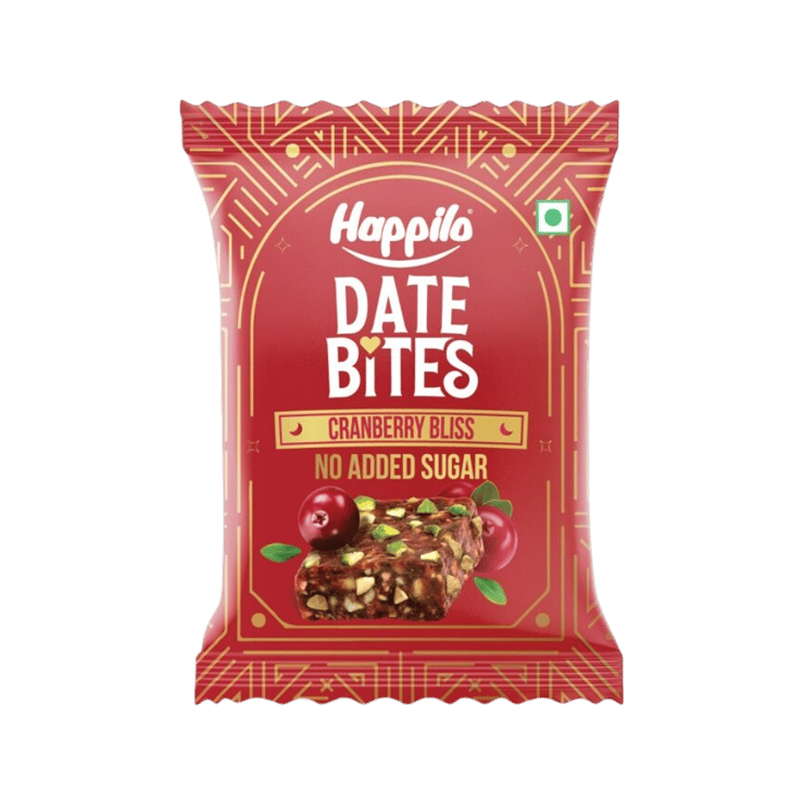 Happilo Premium Cranberry Date Bites – 20 g