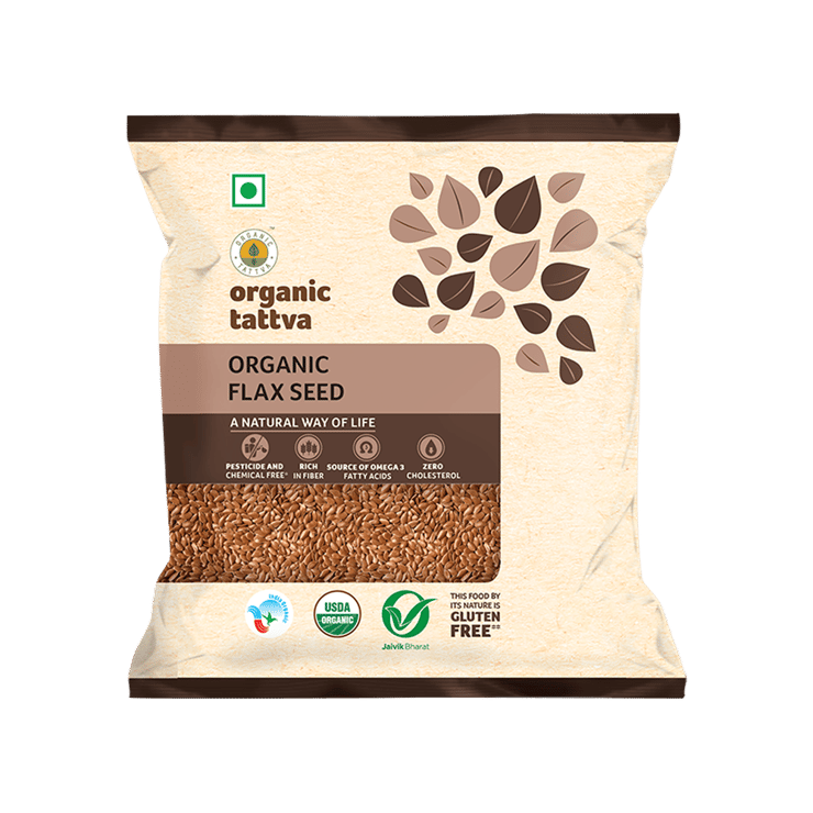 Organic Tattva Organic Flax Seeds – 100 g