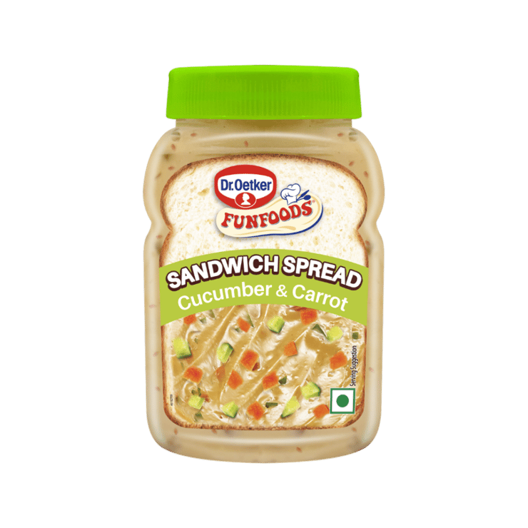 Dr. Oetker FunFoods Veg Cucumber & Carrot Sandwich Spread – 250 g