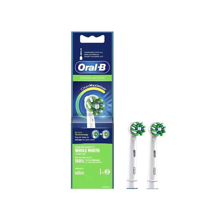 Oral-B Cross Action Electric Toothbrush Refill (Head) – 2 piece