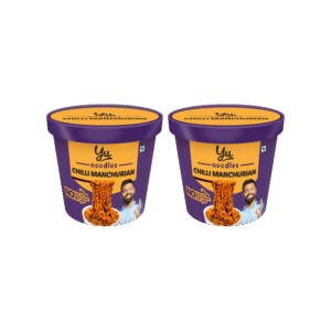 Yu Chilli Manchurian Instant Cup Noodles - Pack of 2 - 2 x 70 g