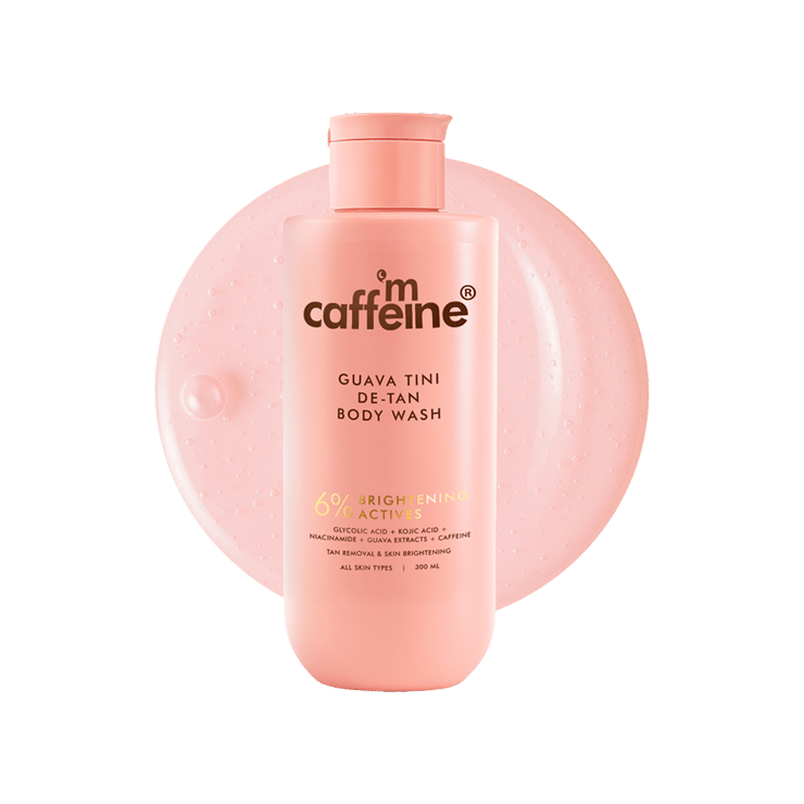MCaffeine Guava Tini De-Tan Body Wash – 300 ml
