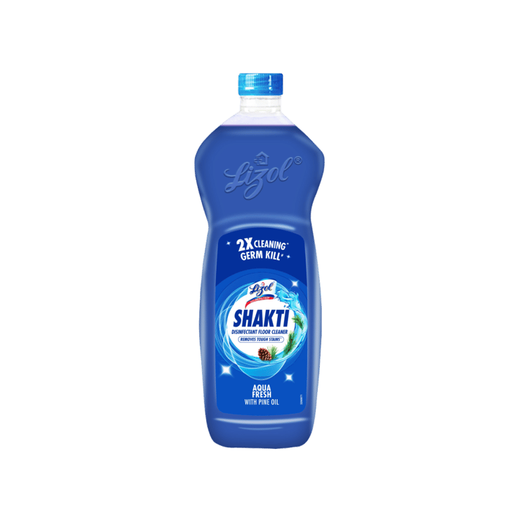 Lizol Shakti Disinfectant Floor Cleaner (Aqua Fresh) – 900 ml