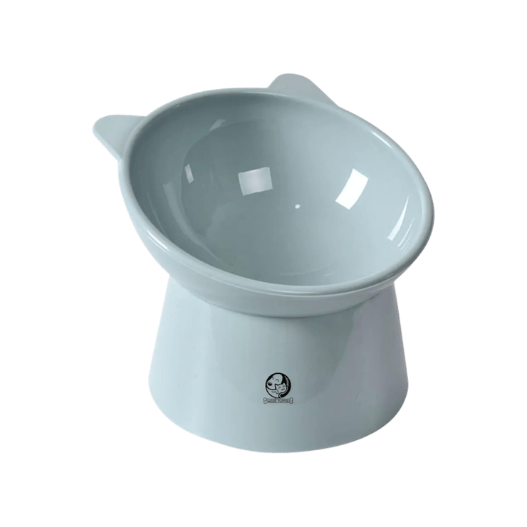 Foodie Puppies Elevated Pet Bowl 45? Tilted Anti-Vomiting Feeder – 1 piece