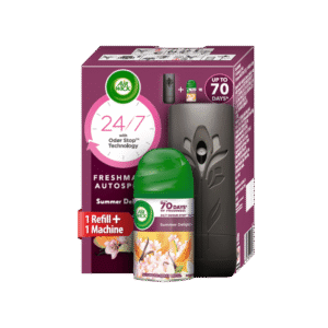 Airwick Air Freshener Kit (Machine + Summer Delights Refill) (Summer Delights) - 250 ml