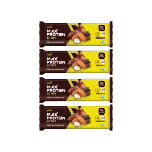 RiteBite Max Protein Date & Almond 10 g Protein Bar - Pack of 4 - 4 x 45 g