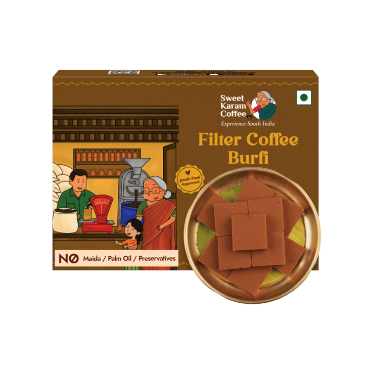 Filter Coffee Burfi by Sweet Karam Coffee - 125 g