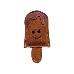 Nootie Leather Popsicle Chew Toy for Dogs (Brown) - 1 unit