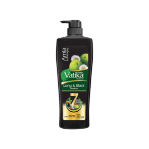 Dabur Vatika Long & Black - Power of 7 Natural Ingredients Shampoo - 340 ml
