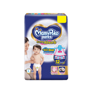 MamyPoko Pants Extra Absorb Baby Diaper (L, 9-14 kg)