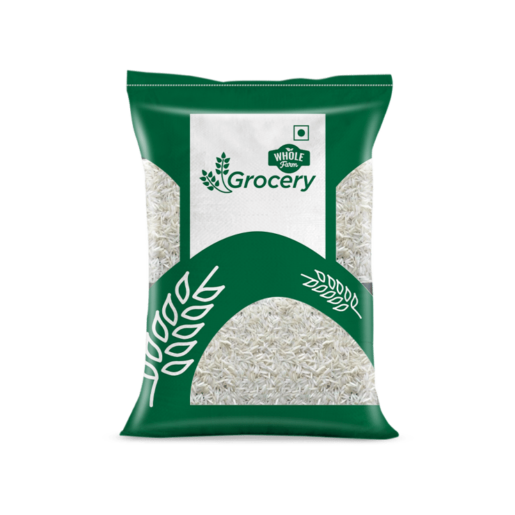 Whole Farm Grocery Steam HMT Kolam Rice (Medium Grain) - 1 kg