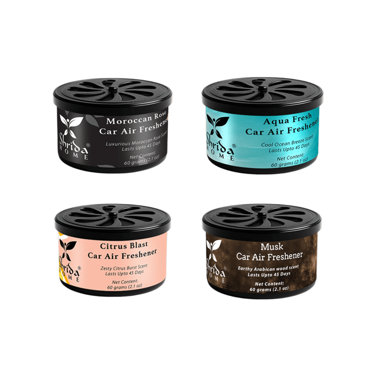 Shrida Car Freshener Set - 4 x 60 g