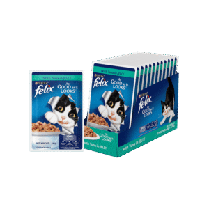 Felix Tuna with Jelly Adult Wet Cat Food (Pack of 12) - 12 x 85 g