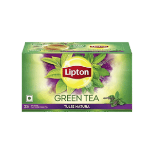 Lipton Tulsi Natura Green Tea Bags - 25 pieces