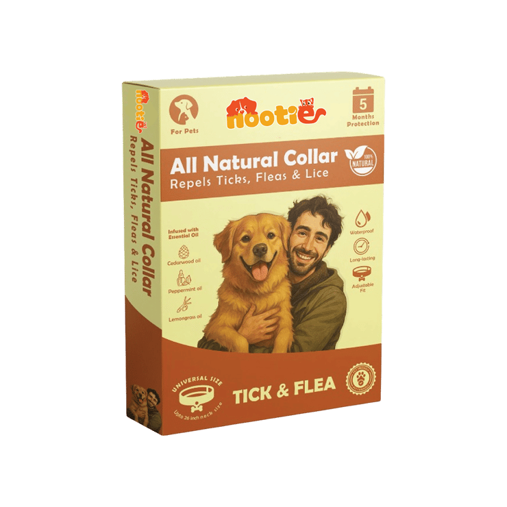 Nootie All Natural Tick & Flea Dog Collar (Multicolour) - 40 g