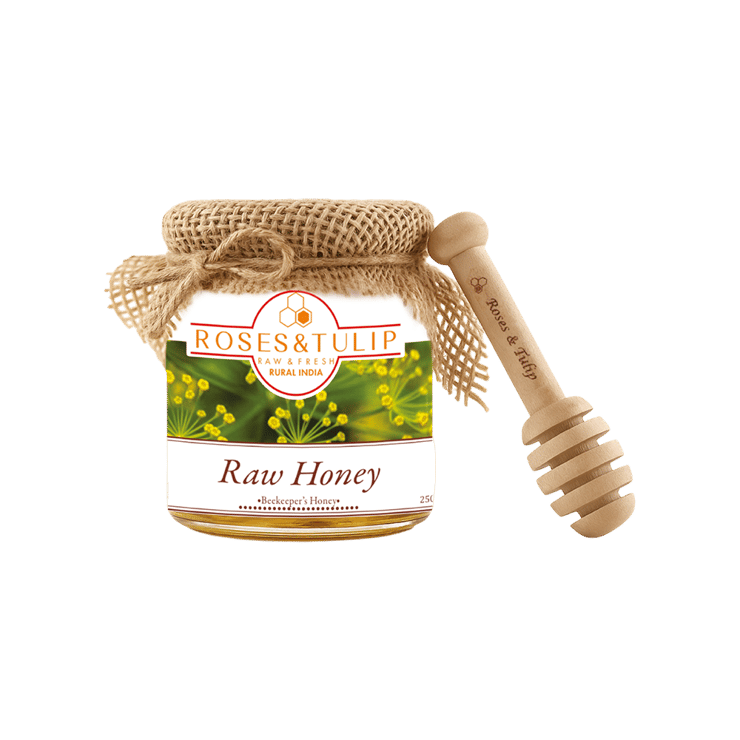 ROSES & TULIP RAW & FRESH INDIA Honey - 250 g