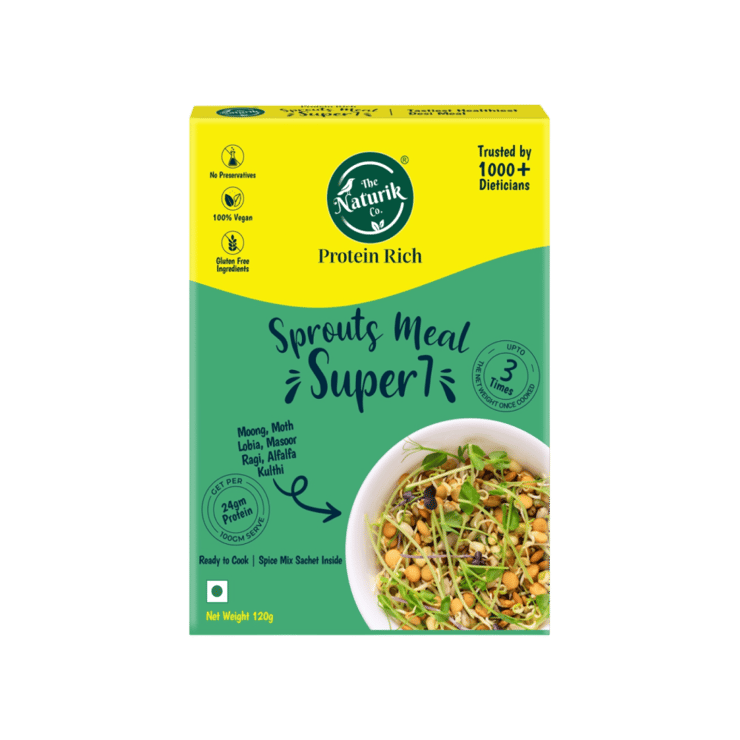 THE NATURIK CO Protein Rich Sprouts Meal - 120 g