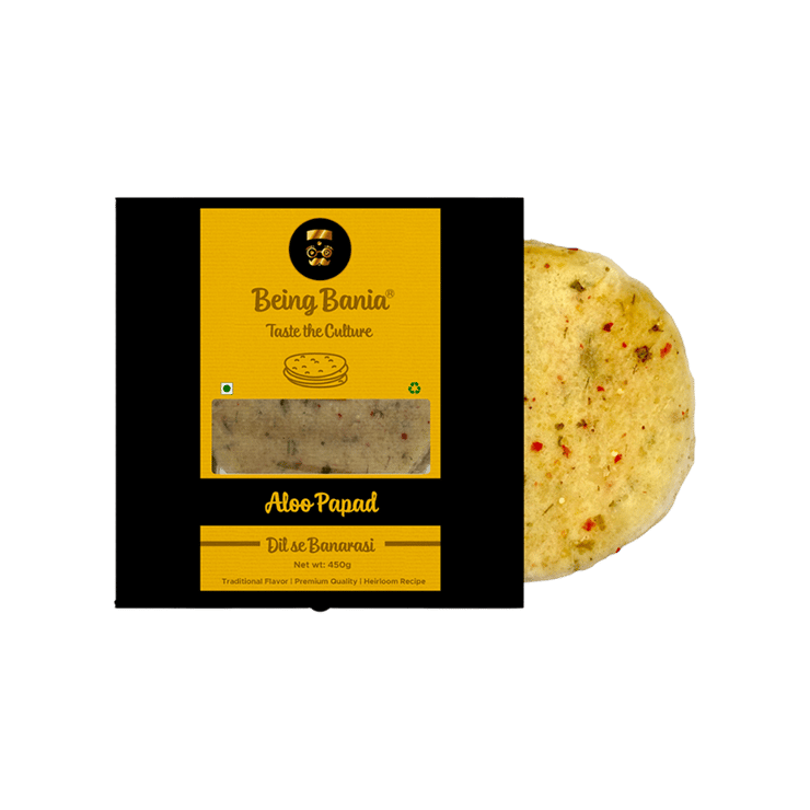 Being Bania Handmade & Sundried Potato Papad - 450 g