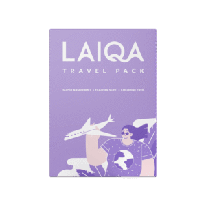 LAIQA Travel Pack Sanitary Pads - 1 pack (6 pieces)