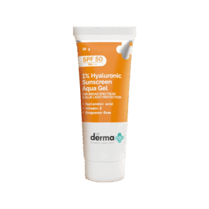 The Derma Co 1% Hyaluronic Sunscreen Gel Aqua (30 g) (SPF 50 PA++++) - 30 g