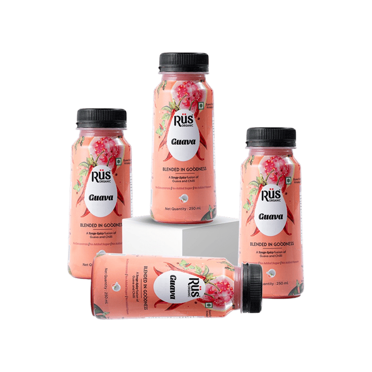 Rus Organic Guava Juice (Pack of 4)