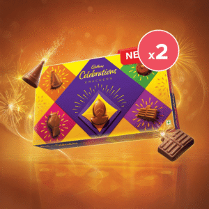 Cadbury Celebrations Crackers Chocolate Gift Pack - Pack of 2 - 2 x 115 g