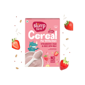 Slurrp Farm Baby Cereal Ragi, Rice & Strawberry