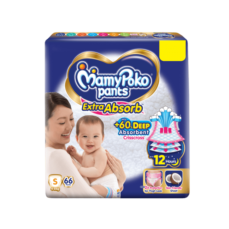 MamyPoko Pants Extra Absorb Baby Diaper (S)