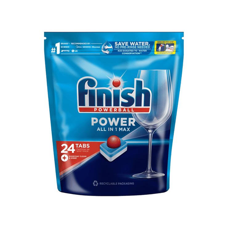 Finish Powerball All In 1 Max Dishwasher Tablet - 24 pieces