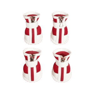 Nootie Dog Shoes - Size 6 (Red, White) - 1 set